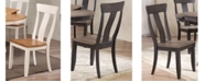 ICONIC FURNITURE Company Panel Back Dining Chairs, Set of 2